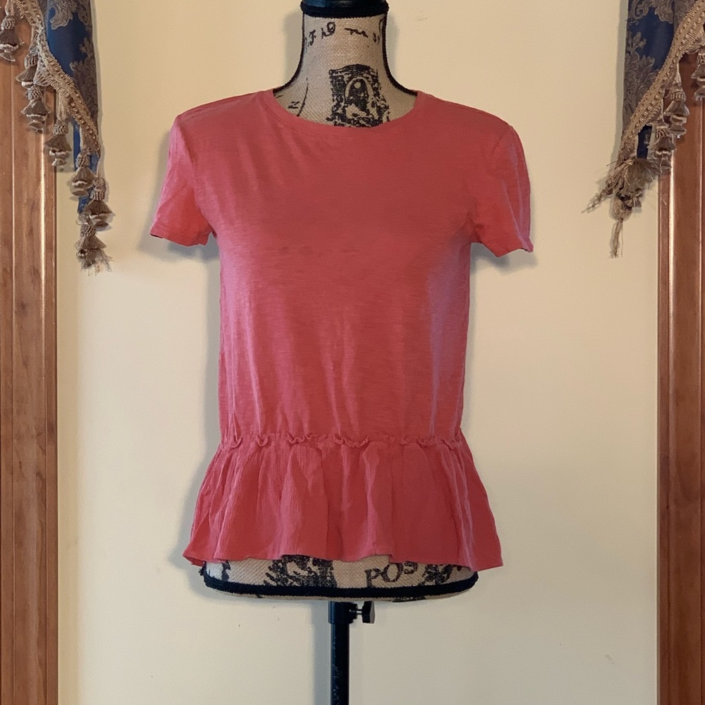 LOFT S Ladies Coral colored top